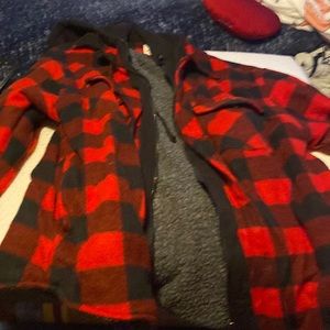 Plaid mens fall jacket size medium